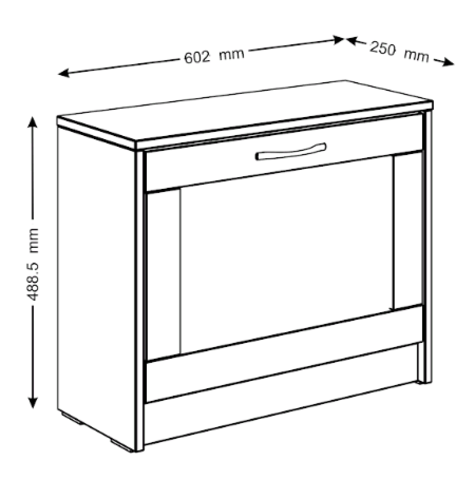 Тумба для обуви 60х49 Сириус