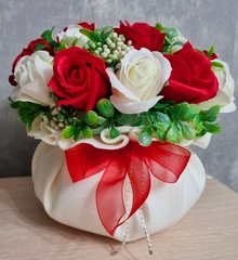 Мыльная роза Белая 6см. 1шт.