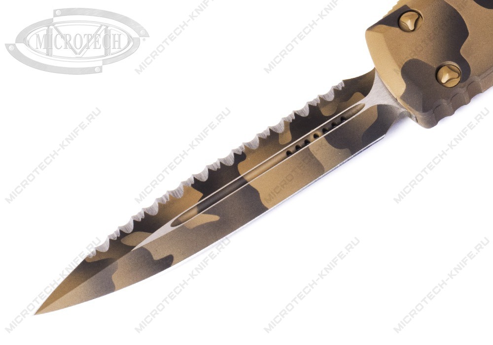 Нож Microtech Ultratech 122-3CCS Coyote Camo Signature - фотография 