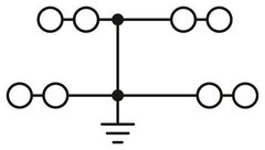 PTTBS 2,5-QUATTRO-PE-Двухъярусные клеммы