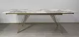 фото 1 Стол ACERRA NEW 160 GLOSS GRAND JADE SOLID CERAMIC/ каркас цвета шампань, DISAUR на profcook.ru