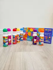 Большие точечные маркеры SUPERDOTS с QR-кодом для печати