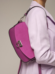 Замшевая сумка Azaro 31049 фиолетовый флокс