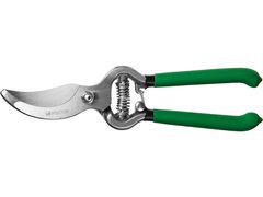 РОСТОК PC-15, 200 мм, углеродистая сталь, цельнокованый, покрытие ПВХ, плоскостной секатор (423005)