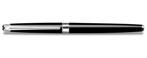 Ручка-роллер Caran d'Ache Leman Slim Ebony Black Lacquer SP (4771.782)