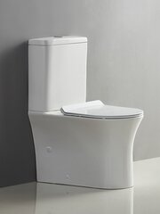 BelBagno BB1224CPR-P Чаша унитаза безободкового, полное примыкание к стене, P-trap 360x650x410 фото