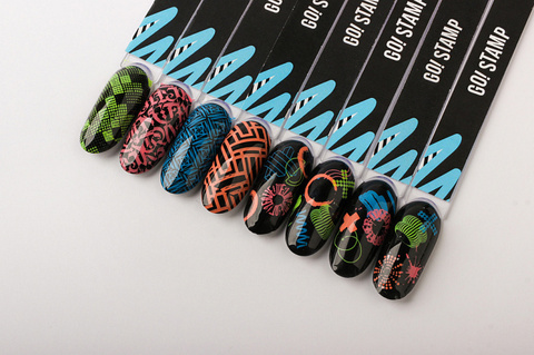 Пластина для стемпинга GO STAMP 080 Zigzag by @mariapetzak