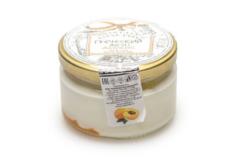 Йогурт греческий с абрикосом "Ферма №1", 170г