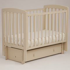 АБ 16.3  "Ромашка"  кровать детская  маятн. прод. качания (махагон)