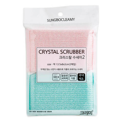 ( 13,5 х 8 х 2) CRYSTAL SCRUBBER 2PC 2шт