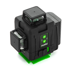 Лазерный уровень 4D HIBIRU PROFFMASTER  QP40 зеленый луч(нижний и верхний горизонт) + штатив  в комплекте
