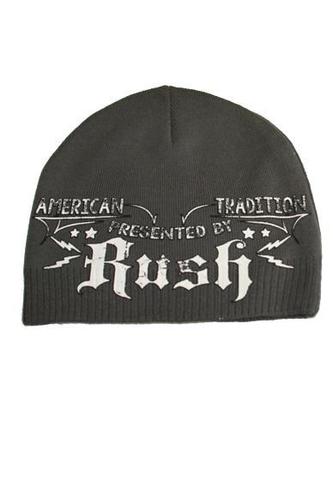 Rush Couture | Шапка мужская AMERICAN TRADITION BEANIE Grey RC217 сзади
