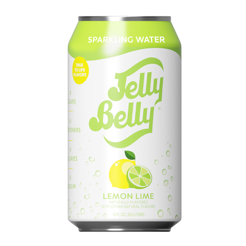 Газированный напиток Jelly Belly Лимон Лайм 355мл (без сахара, красителей и консервантов)