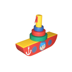 Игровой набор «Конструктор Пароходик-пирамидка»