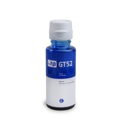 Совместимые чернила голубой для HP GT52 - 70мл. Cyan dye