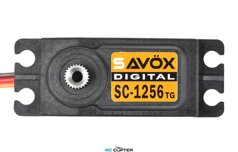Сервопривод Savox SC-1256TG+ (16-20 кг/см, 0.18-0.15 сек/60°, 52.4 г)