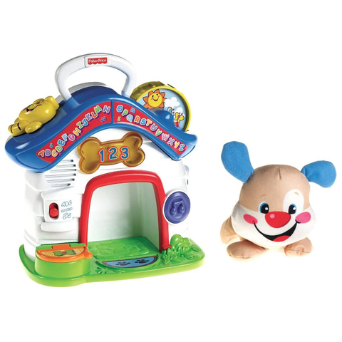 Fisher Price Обучающий домик со щенком, рус/англ (X2731)