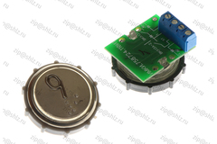 Кнопка (кнопочный модуль) ВКЛ13А-2-4П "9 этаж", круглая, красная подсветка, с кодом Брайля