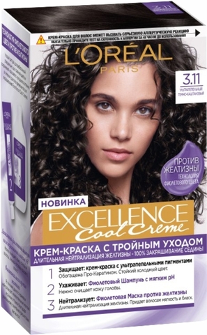 Краска д/волос L`OREAL EXCELLENCE CREME 3 Темный Каштан РОССИЯ