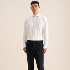 Сорочка мужская Seidensticker Slim Fit 01.646157-15 в тонкую синюю клетку