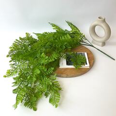 Ампельное растение, искусственная зелень свисающая, цвет светло-зеленый, 80 см,  1 букет.