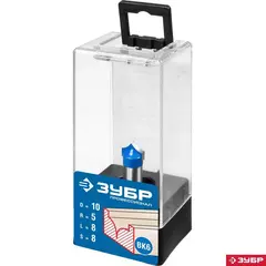 ЗУБР 10 x 8 мм, радиус 5 мм, фреза пазовая фасонная №4, Профессионал (28743-10-8)