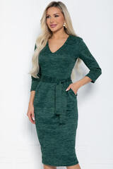 Платье Безупречный силуэт (зеленое) П12509-10 LT Collection