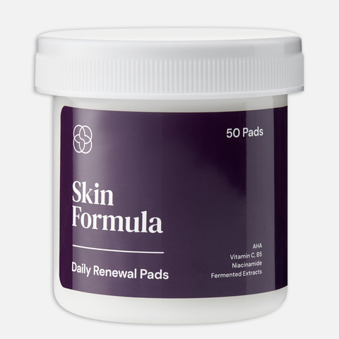 SKIN FORMULA Daily Renewal Pads Мультивитаминные обновляющие салфетки с регенерирующим действием, 50 шт