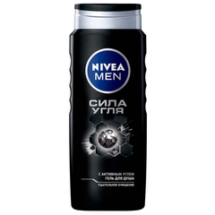 Гель для душа мужской Nivea Men Сила угля, 500 мл  84046