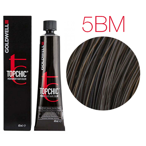 Goldwell Topchic 5BM (средне-коричневый матовый) - Стойкая крем-краска