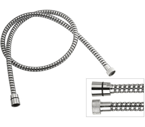 Remer 334CNNC150brass шланг душ и-к пвх RR334CNNC 1.5м латунные фитинги хром-черный