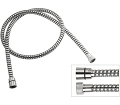 Remer 334CNNC150brass шланг душ и-к пвх RR334CNNC 1.5м латунные фитинги хром-черный фото