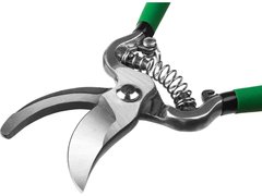 РОСТОК PC-15, 200 мм, углеродистая сталь, цельнокованый, покрытие ПВХ, плоскостной секатор (423005)