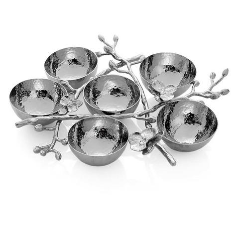 Менажница шестисекционная 29см Michael Aram Белая орхидея