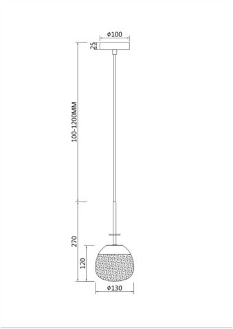 Подвесной светильник Maytoni Lune P072PL-L2W3K