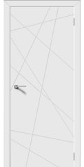 Межкомнатная дверь Геометрия / Цвет Белый / Двери Верда