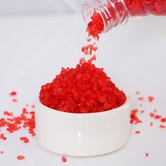 Соль для ванны с ароматом клубники «Тиндер сюрприз» в пикантном флаконе - 340 гр. - 