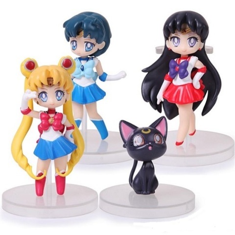 Sailor Moon Action Figure Toys Set 02