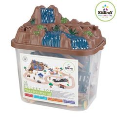 Железная дорога Горная вершина, 61 элемент в контейнере