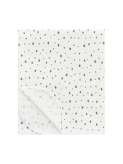 Утеплённая пелёнка Звездочки gray