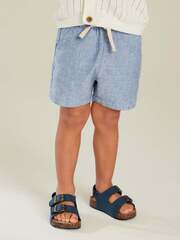Шорты льняные для мальчика Next 926-433, Голубой