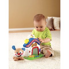 Fisher Price Обучающий домик со щенком, рус/англ (X2731)
