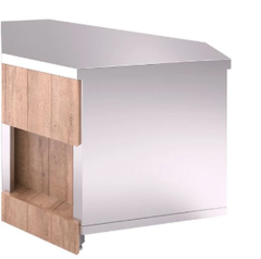 Прилавок нейтральный REFETTORIO RU20S90 угловой внутренний 90 градусов