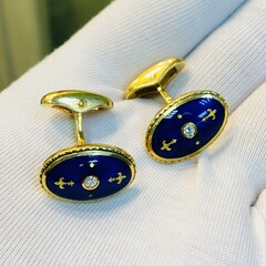 Запонки Faberge