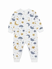 Комбинезон Sleep Облачка blue-gray (68;74)