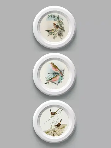 Картины на стену интерьерная на холсте 3 шт 17.5 см