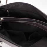 Сумка Саломея 595 мульти итальянский серо-черный