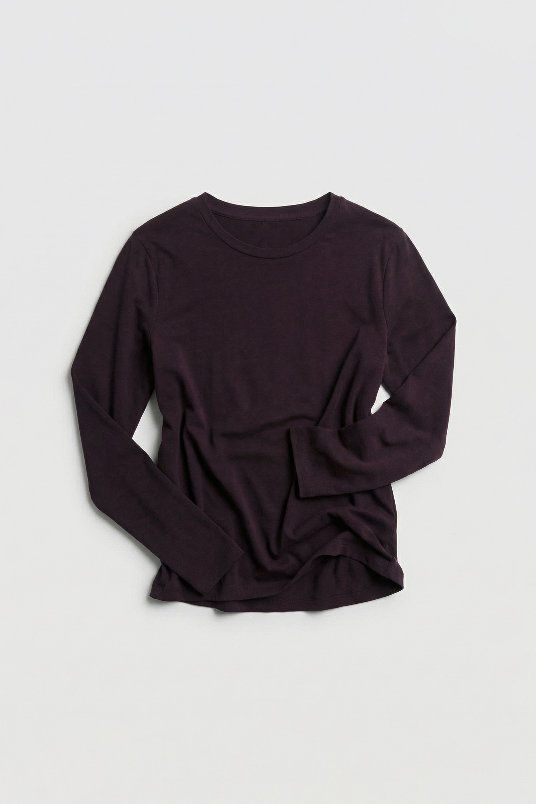 Лонгслив из трикотажа, инжир