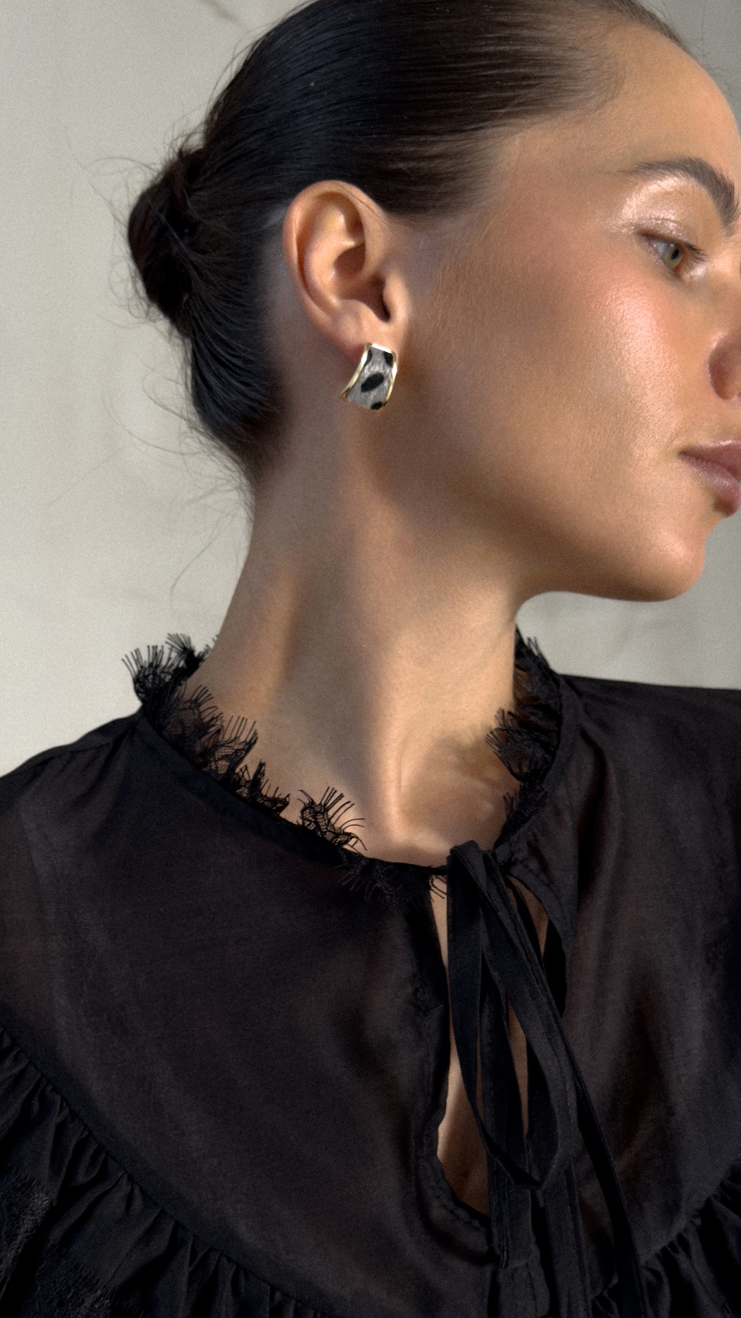 Серьги с леопардовым ядром