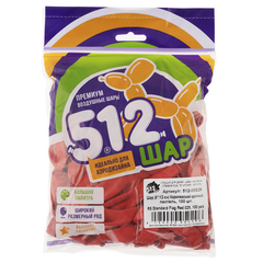 К512 5''/13 см, Пастель, Королевский красный (S29), 100 шт.